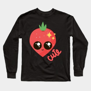 Cute Strawberry Long Sleeve T-Shirt